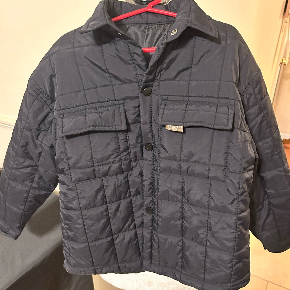 Lightweight Black Quilted Fall/Spring Jacket/Boy’s Size 5/NWOT